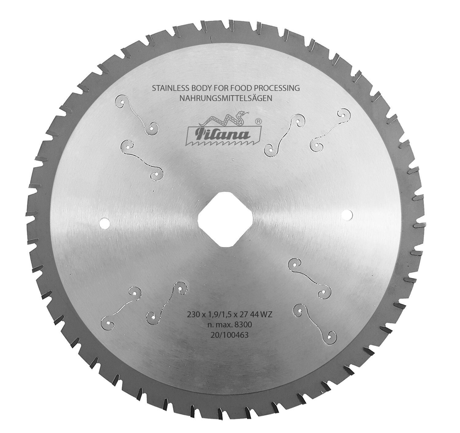 Food industry circular blades