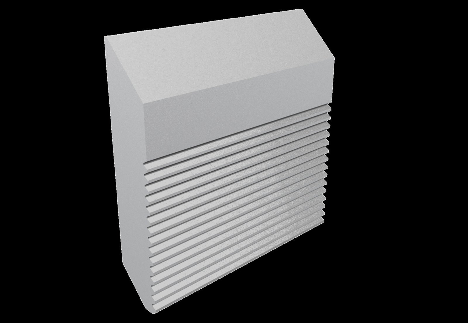 Back-corrugated cutterhead knives